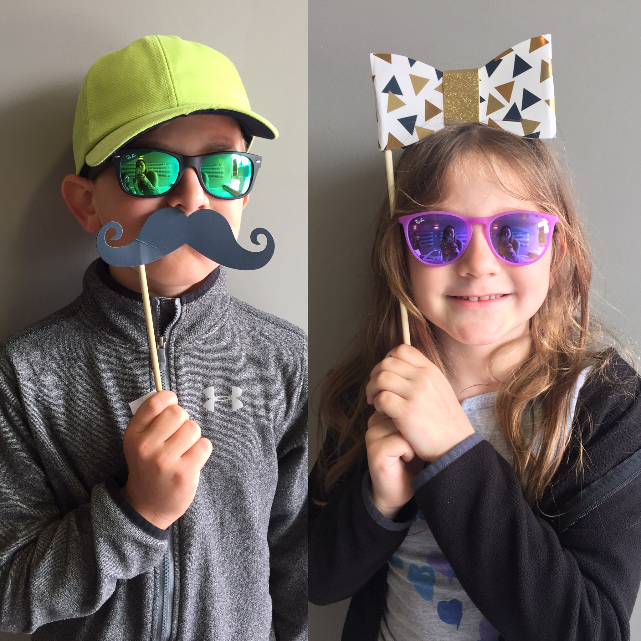 These little cuties in Ray Ban!