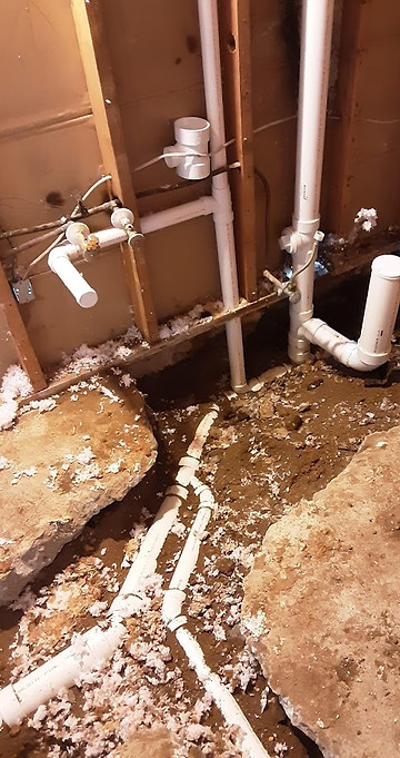 Underground Plumbing Remodel