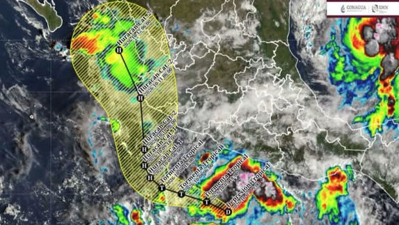 Se forma la depresión tropical Veinte-E en el Pacífico mexicano