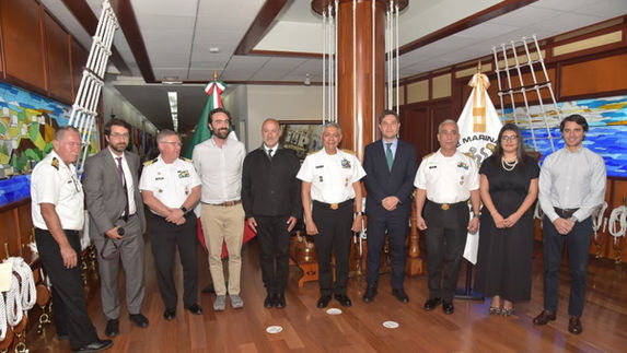 La Secretaría de Infraestructura, Comunicaciones y Transportes, la Secretaría de Marina y el SAT llevaron a cabo la firma de las Bases de Colaboración en materia de Carta Porte.