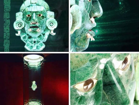 La Máscara de Calakmul es considerada una de las obras maestras más destacadas del arte funerario maya y del México Antiguo.