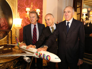 IL PRIMO NUOVO VOLO INTERCONTINENTALE DI ALITALIA PRESENTATO A VENEZIA