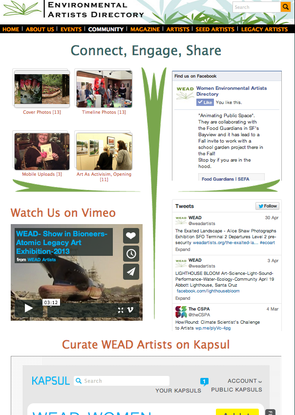 Social Media Landing Page