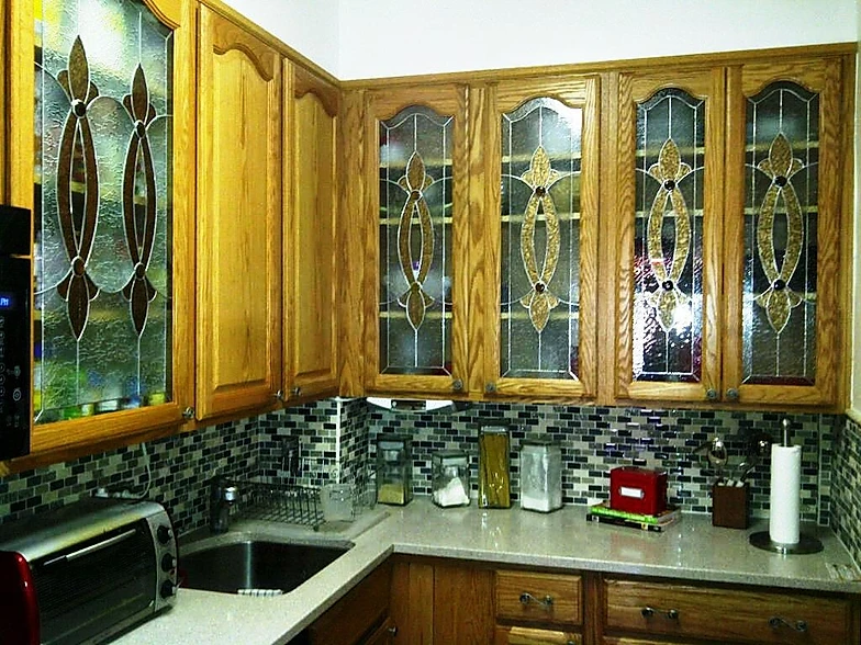 Stained Gl Kitchen Cabinet Doors Inserts Baltimore Md Terraza Custom Kitchen Cabinet Inserts Ci 2