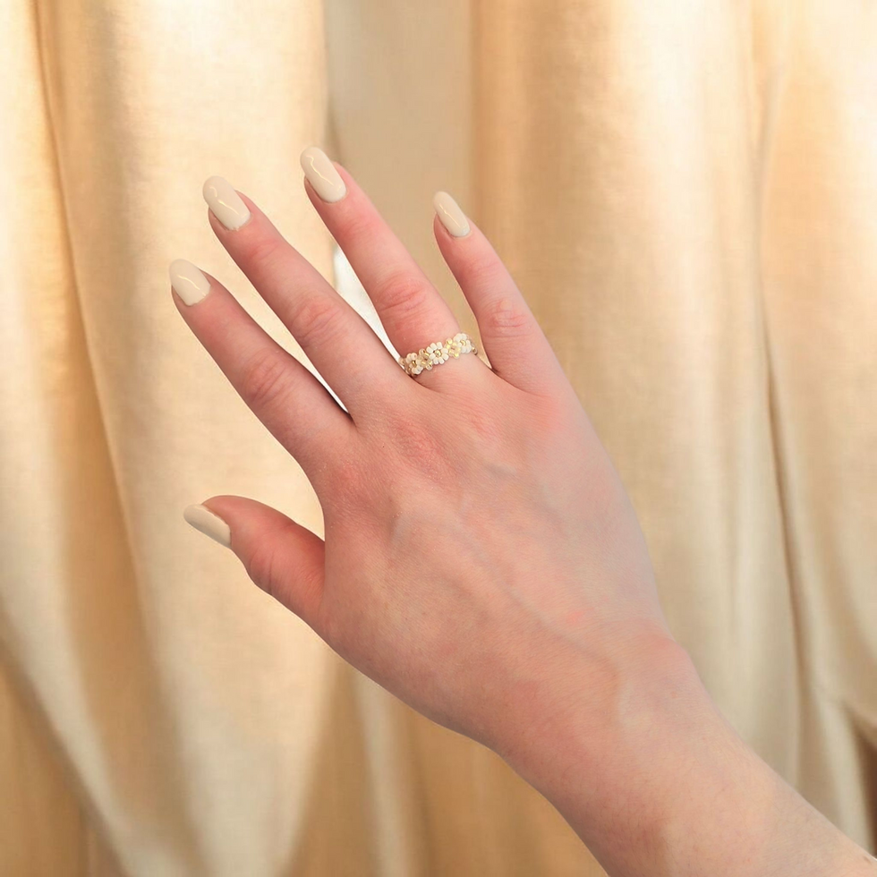 Thumbnail: Gold Daisy Ring