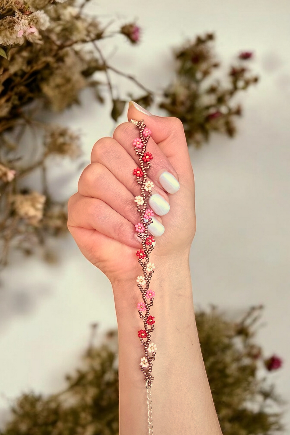Thumbnail: Valentine Flower Vine Bracelet