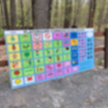 Playground Picture Communication Board 96" X 48" single sided
