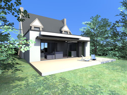 EXTENSION D'UNE MAISON NEO BRETONNE