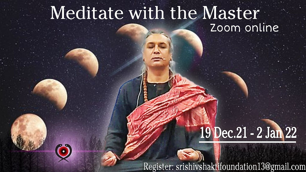 Zoom Online Navratri Sadhana - 'Devi Shakti' Üzerine Dokuz Gece Meditasyon