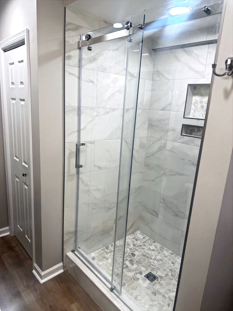 bathroom remodeling job