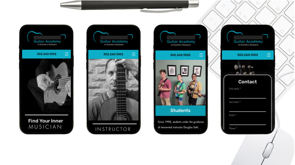 DE Guitar Academy mobile version