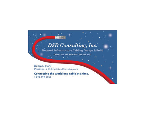 DSR Consulting Inc., ocean view, De business card