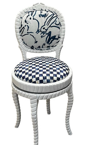 Joanne's ready-made original redesigned chairs.