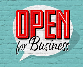 open for business graphic
