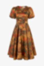 rochie dama florala aveline midi