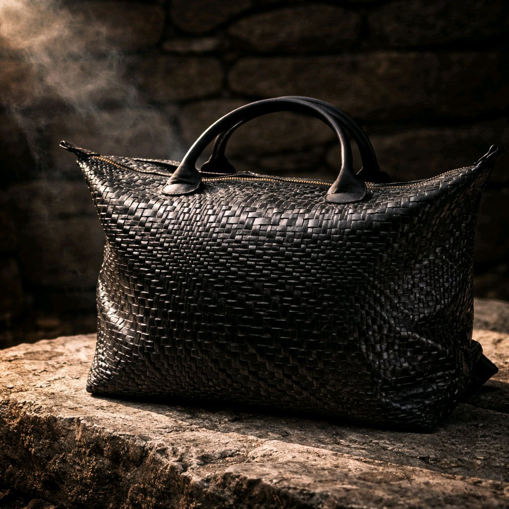 Geantă Noire Woven