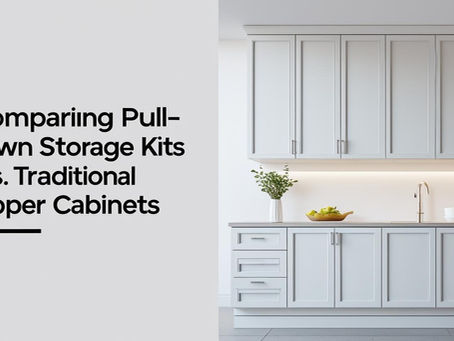Comparing Pull‑Down Storage Kits vs. Traditional Upper Cabinets