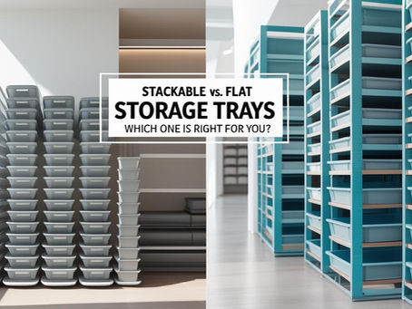 Stackable vs. Flat Storage Trays: Which One Is Right for You?