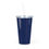 Thumbnail: Plastic Tumbler with Straw