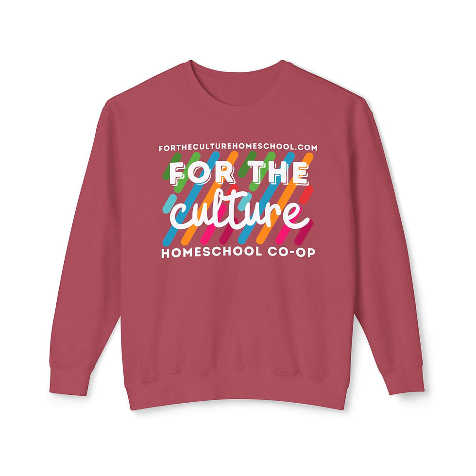 Thumbnail: For The Culture Unisex Lightweight Crewneck Sweatshirt