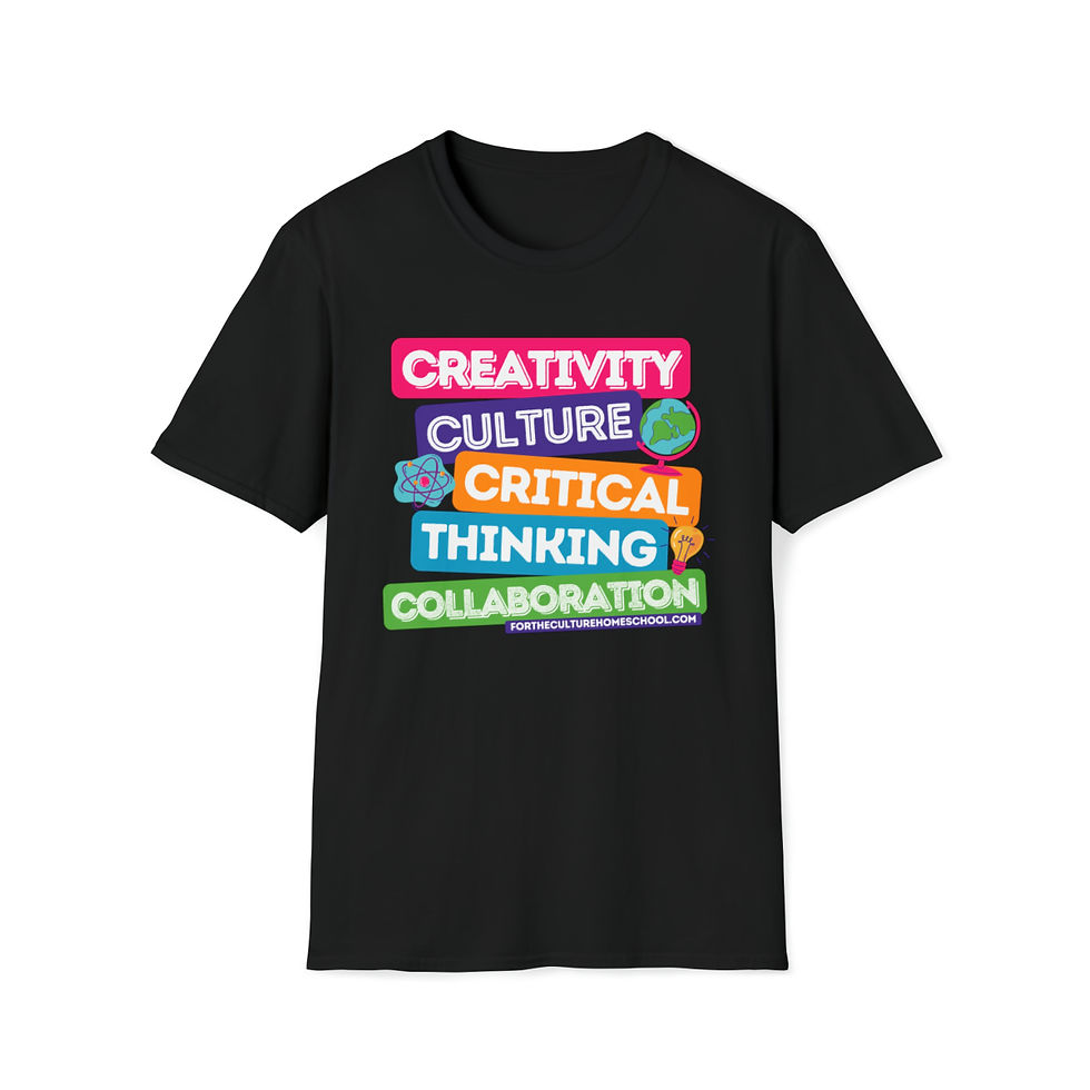 Thumbnail: Creativity Culture Critical Thinking Collaboration Softstyle Adult T-Shirt
