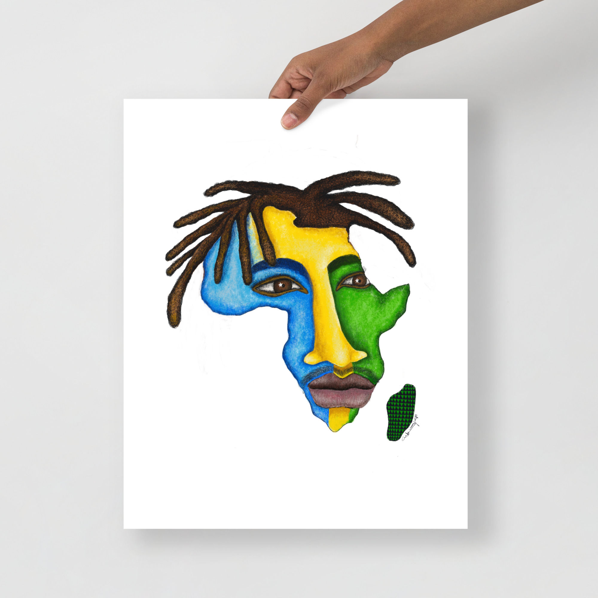 Face of Africa Print