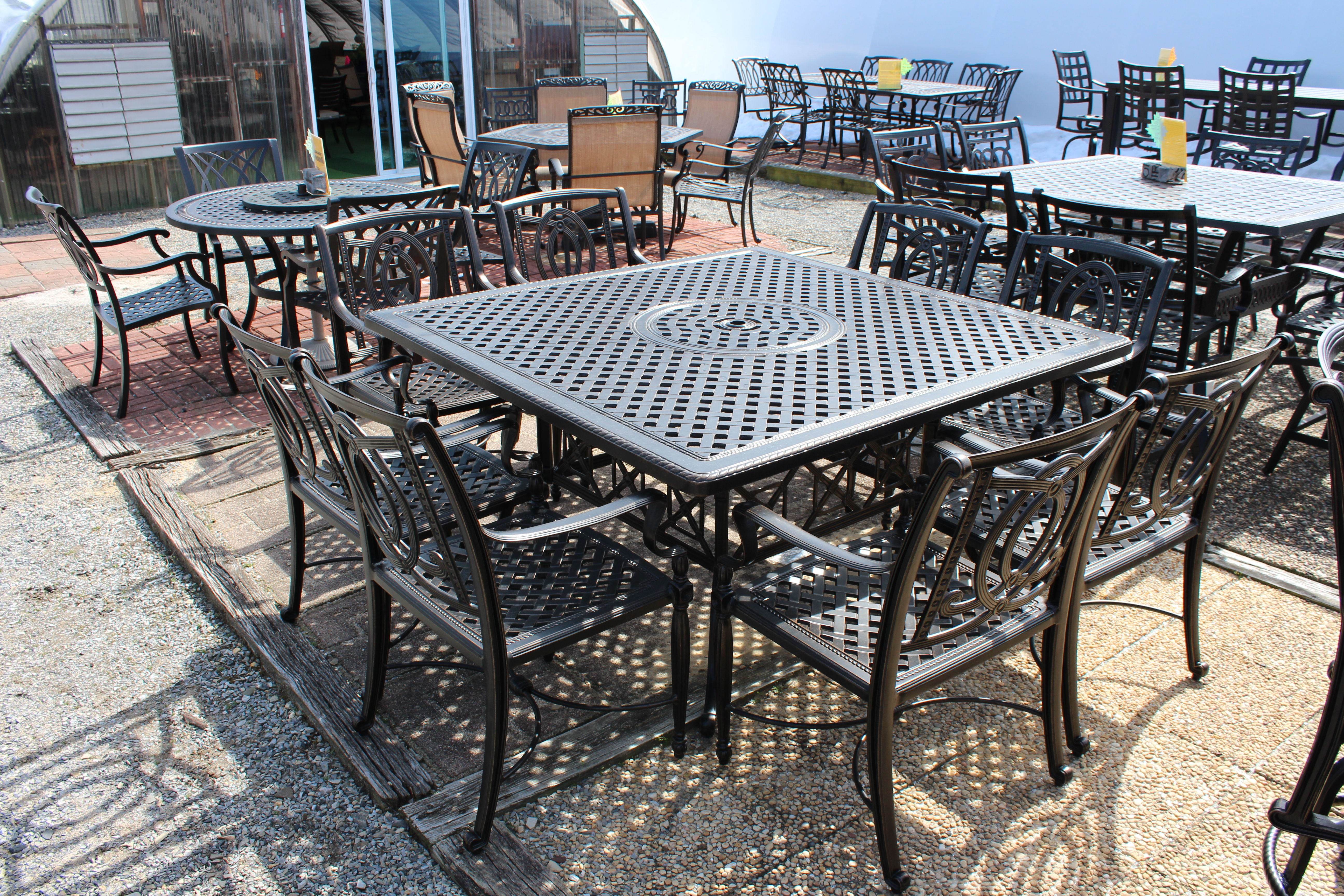 60" Square Cast Aluminum Dining ( CONTACT FOR PRICING )
