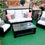 Thumbnail: 4pc Resin Wicker Seating #32051