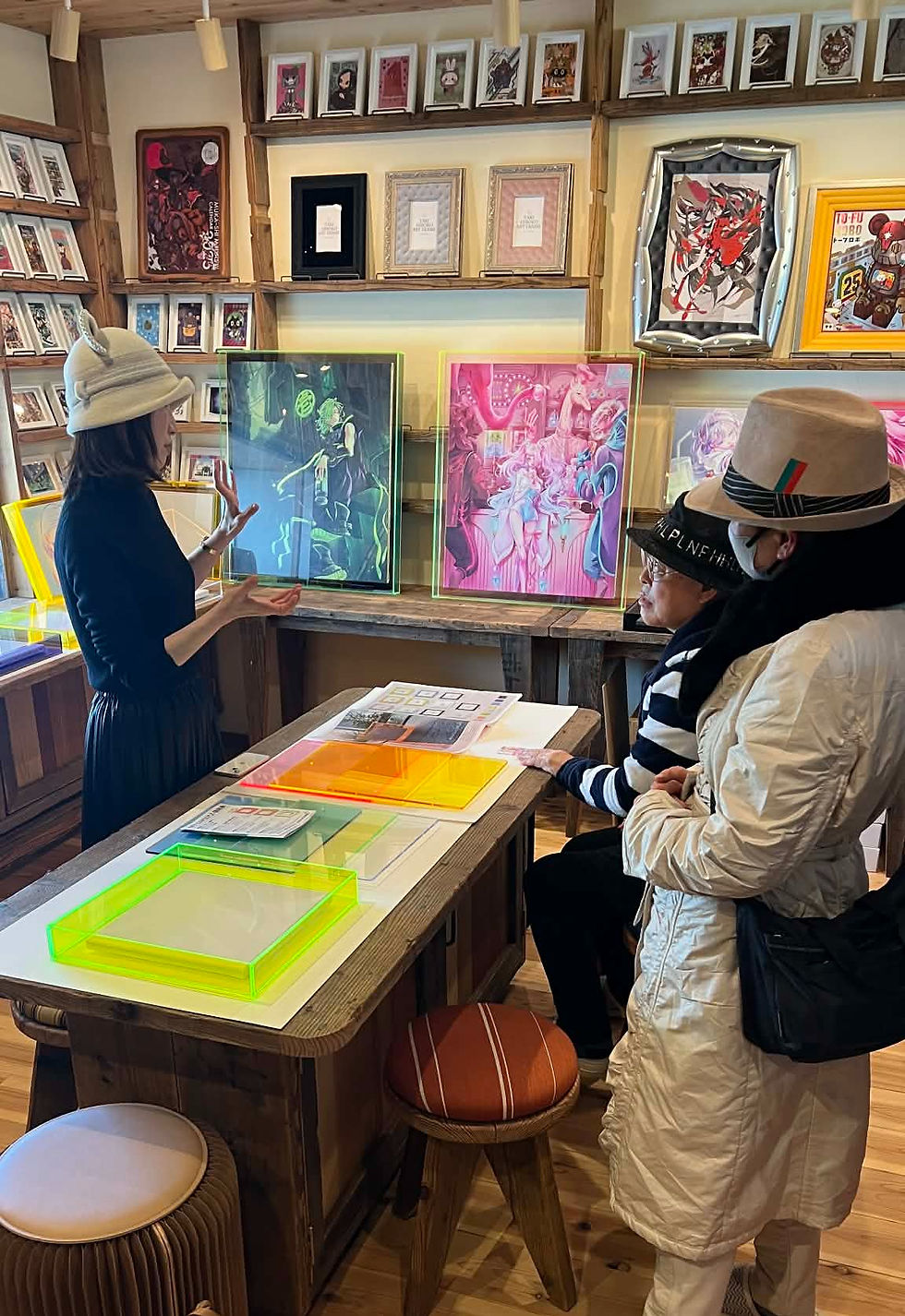 アートカプセルの特徴を詳しくセル名するポップアップ