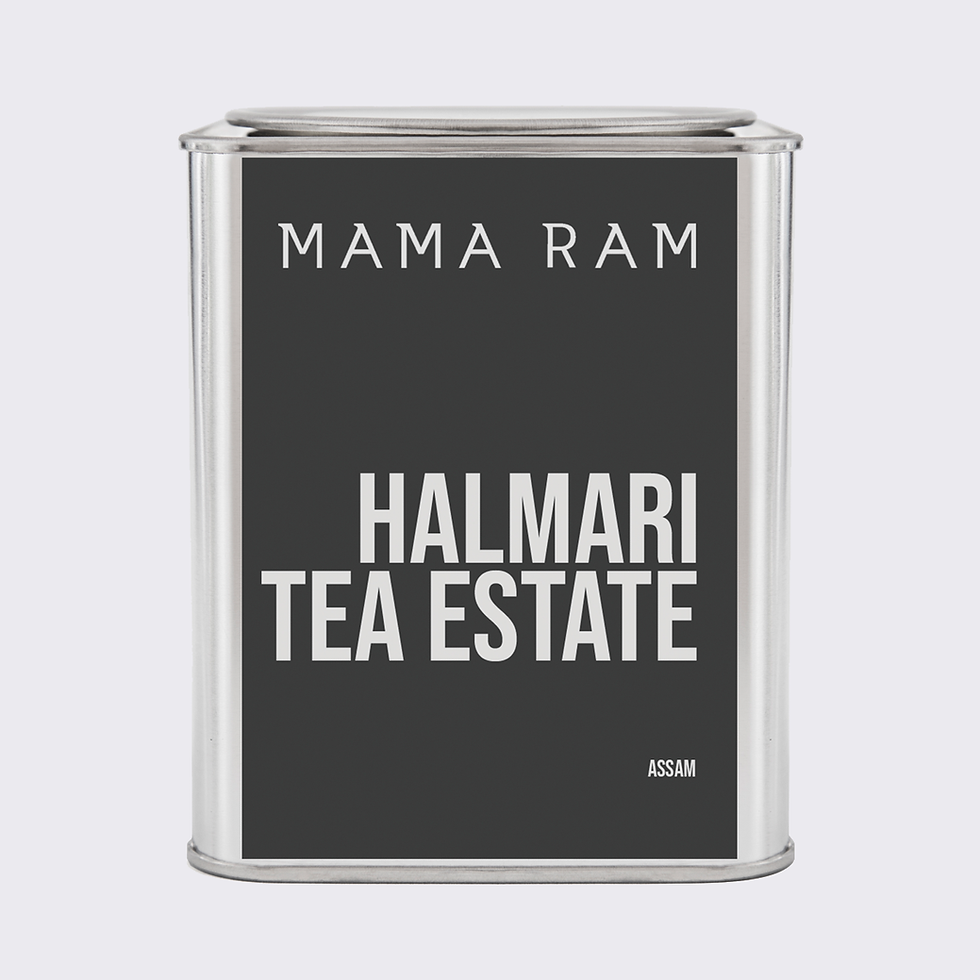 Halmari Tea Estate – Assam Single Origin Siyah Çay, güçlü ve maltlı lezzetiyle. Teneke kutuda.