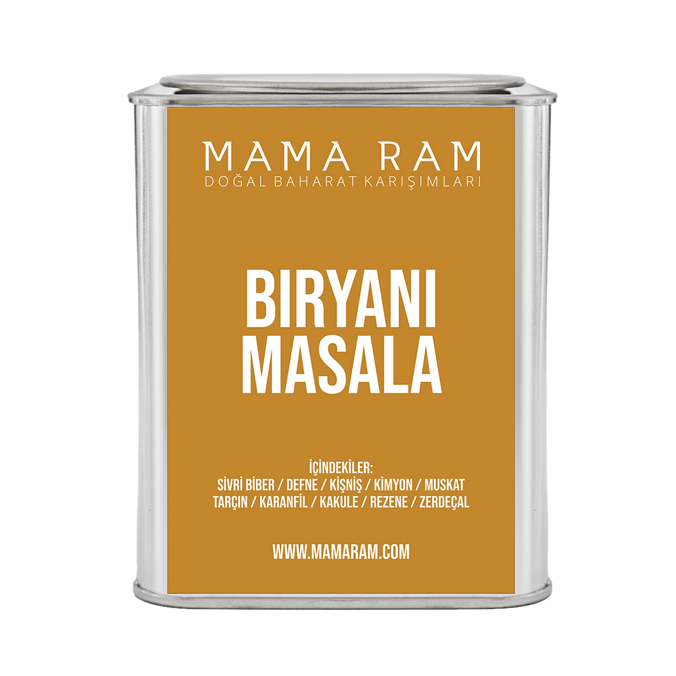 Mama Ram Biryani Masala biryani baharatı, 200 g teneke kutu