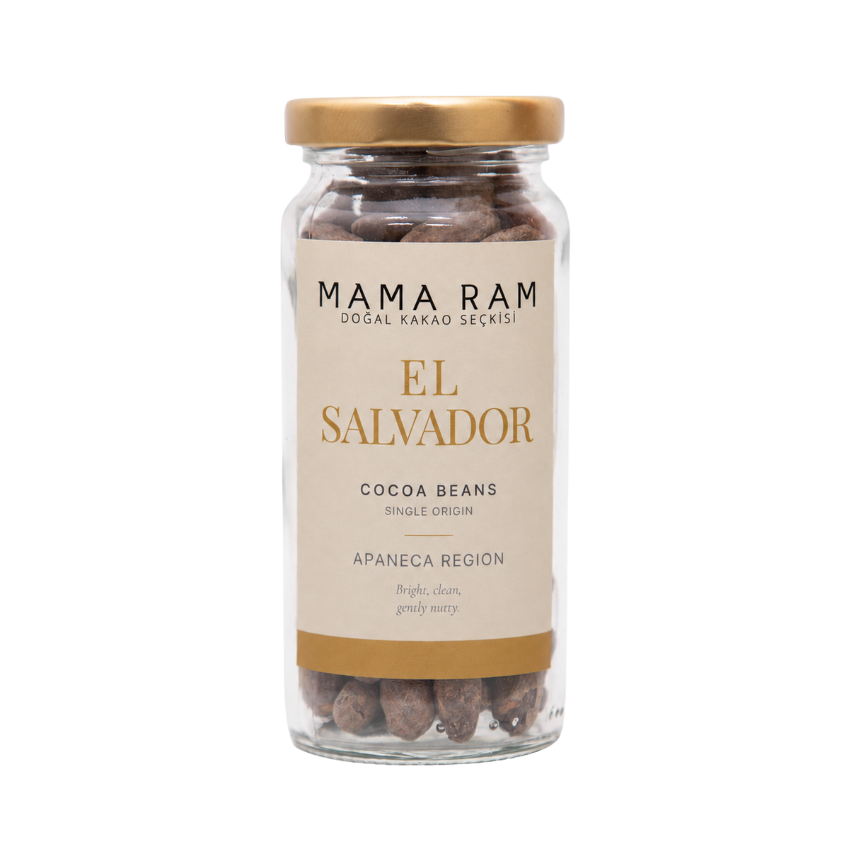 Mama Ram El Salvador kakao çekirdeği, 100 g cam kavanoz