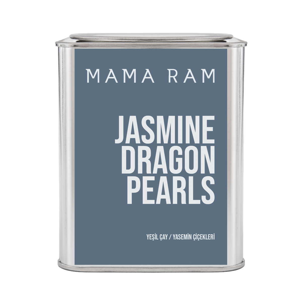 Mama Ram Jasmine Dragon Pearls yaseminli yeşil çay, 100 g teneke kutu