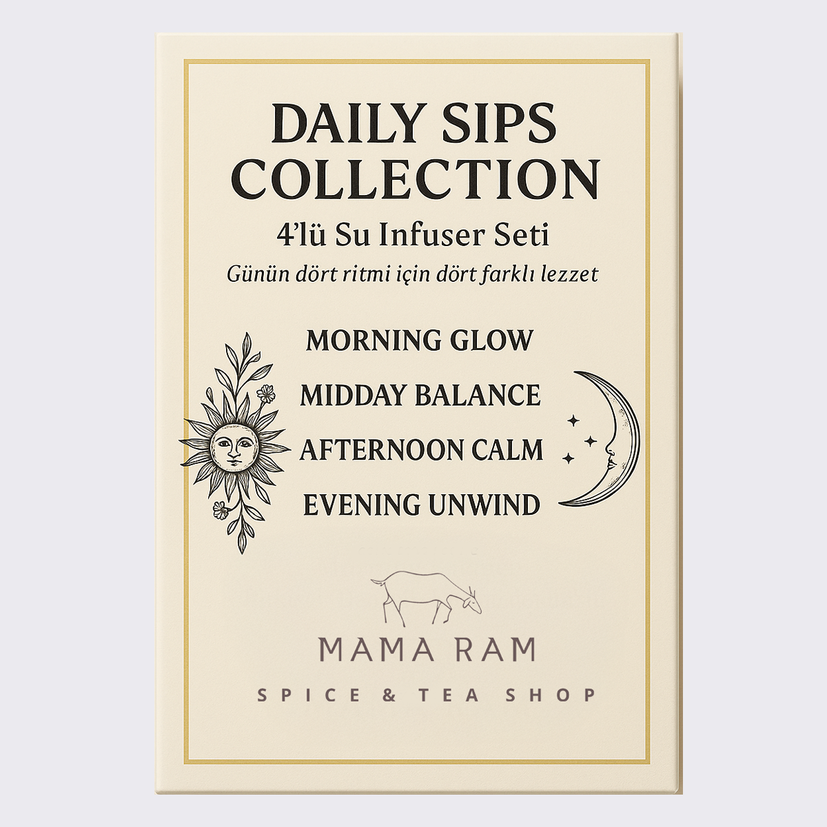 Su infuser seti açıklaması