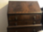 Mahogany bureau before