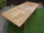 Ext oak table after