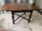 1930s oak drawleaf table