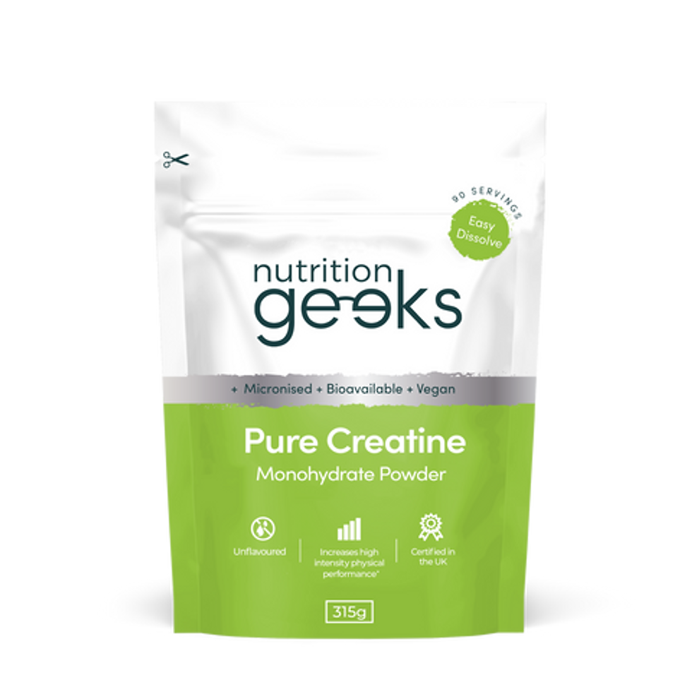Nutrition Geeks Pure Creatine Monohydrate
