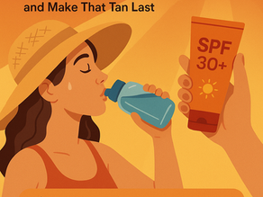☀️ Heatwave Glow-Up: How to Keep Cool, Stay Safe, and Make That Tan Last