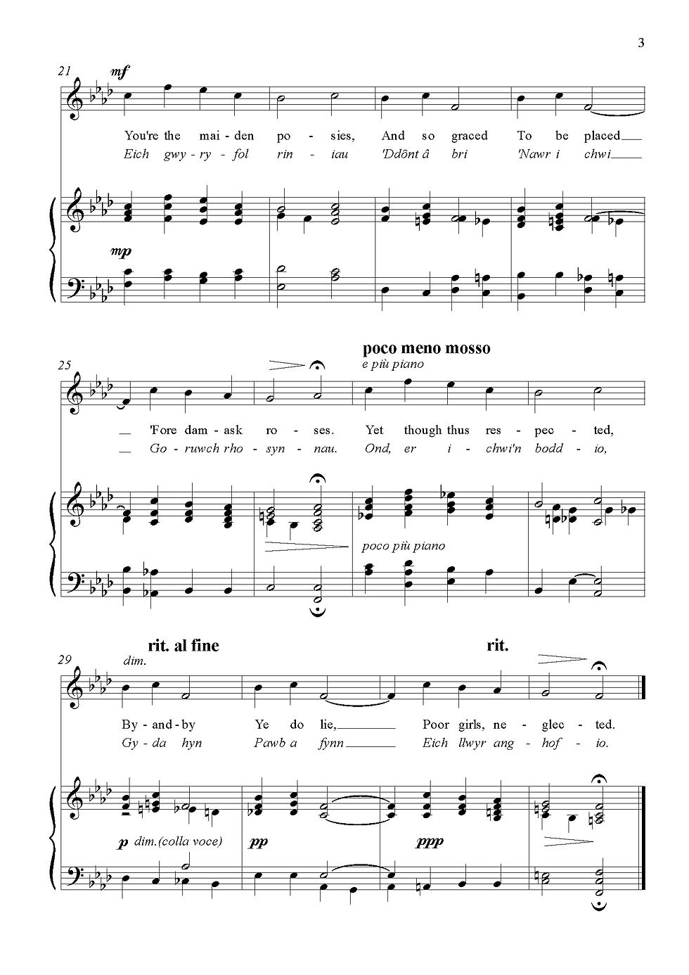 Thumbnail: MORFYDD OWEN: To Violets/I'r Fioledau [PDF]