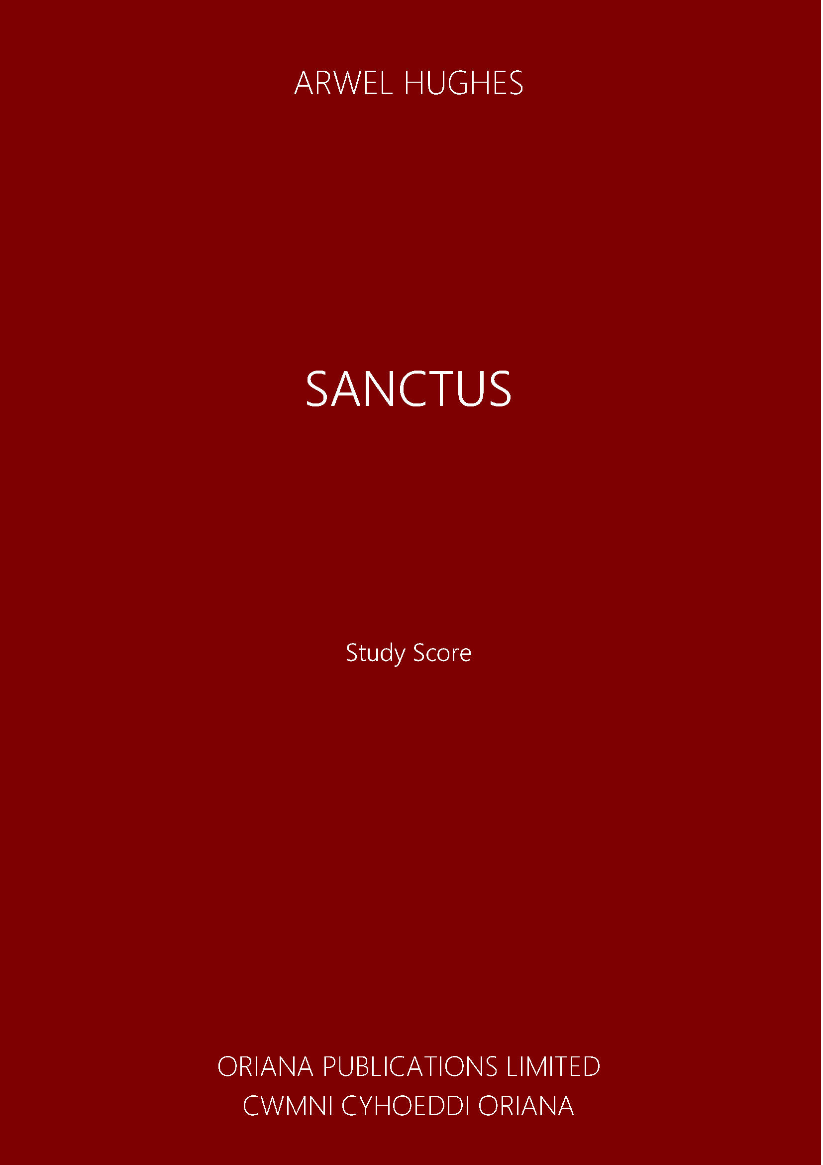ARWEL HUGHES: Sanctus