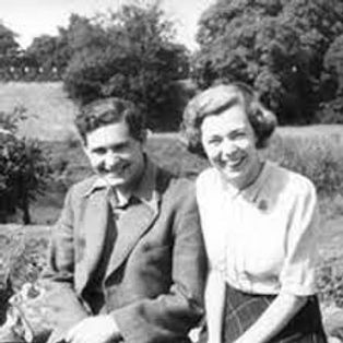 A young Alun and Rhiannon