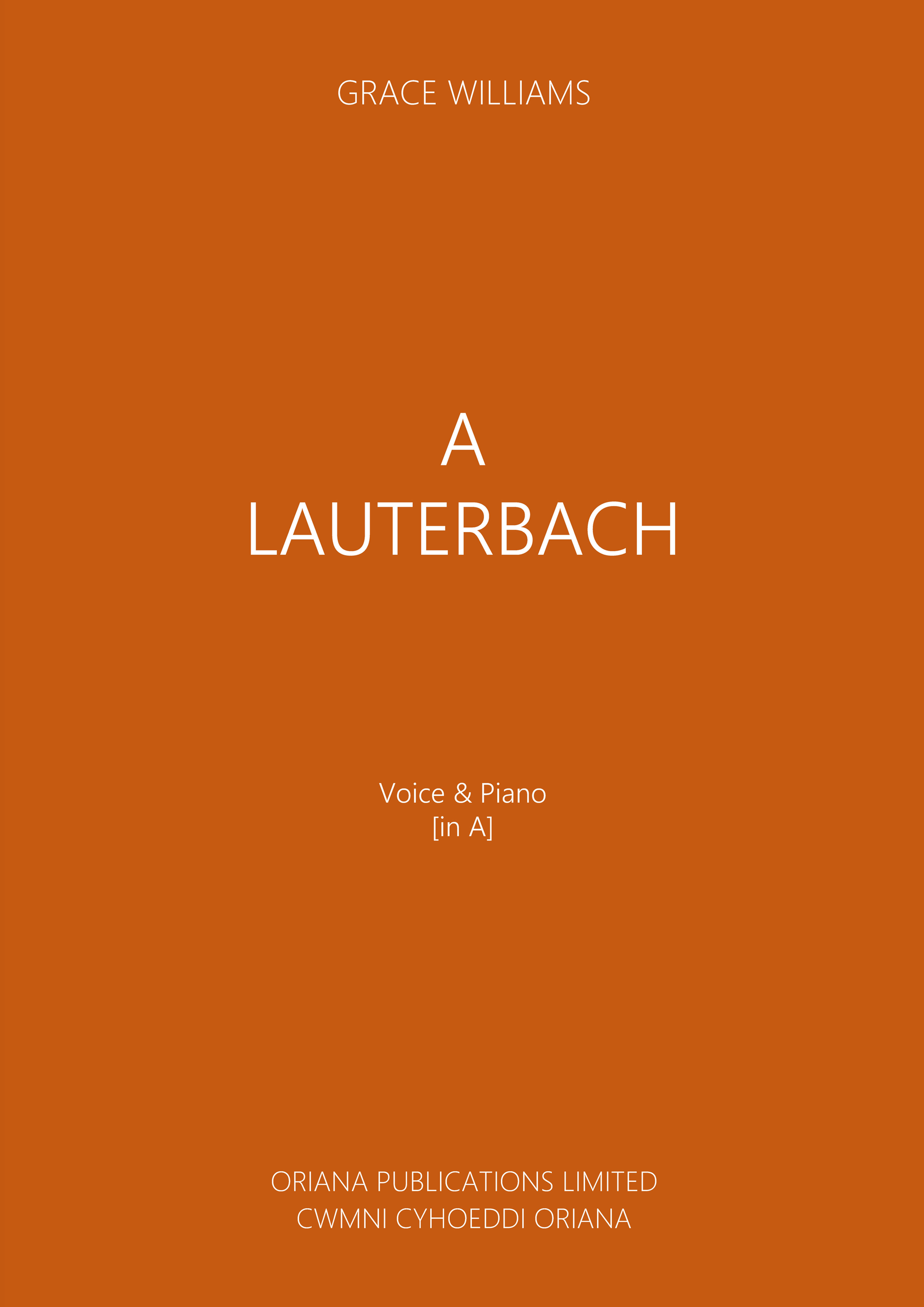 GRACE WILLIAMS: A Lauterbach