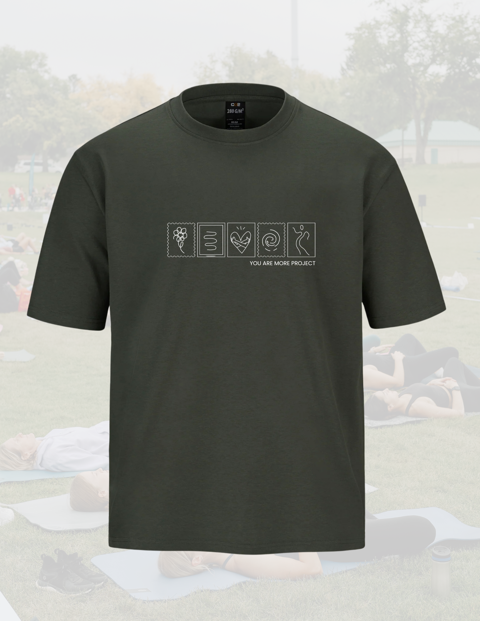 Free to Be Festival Green T-Shirt
