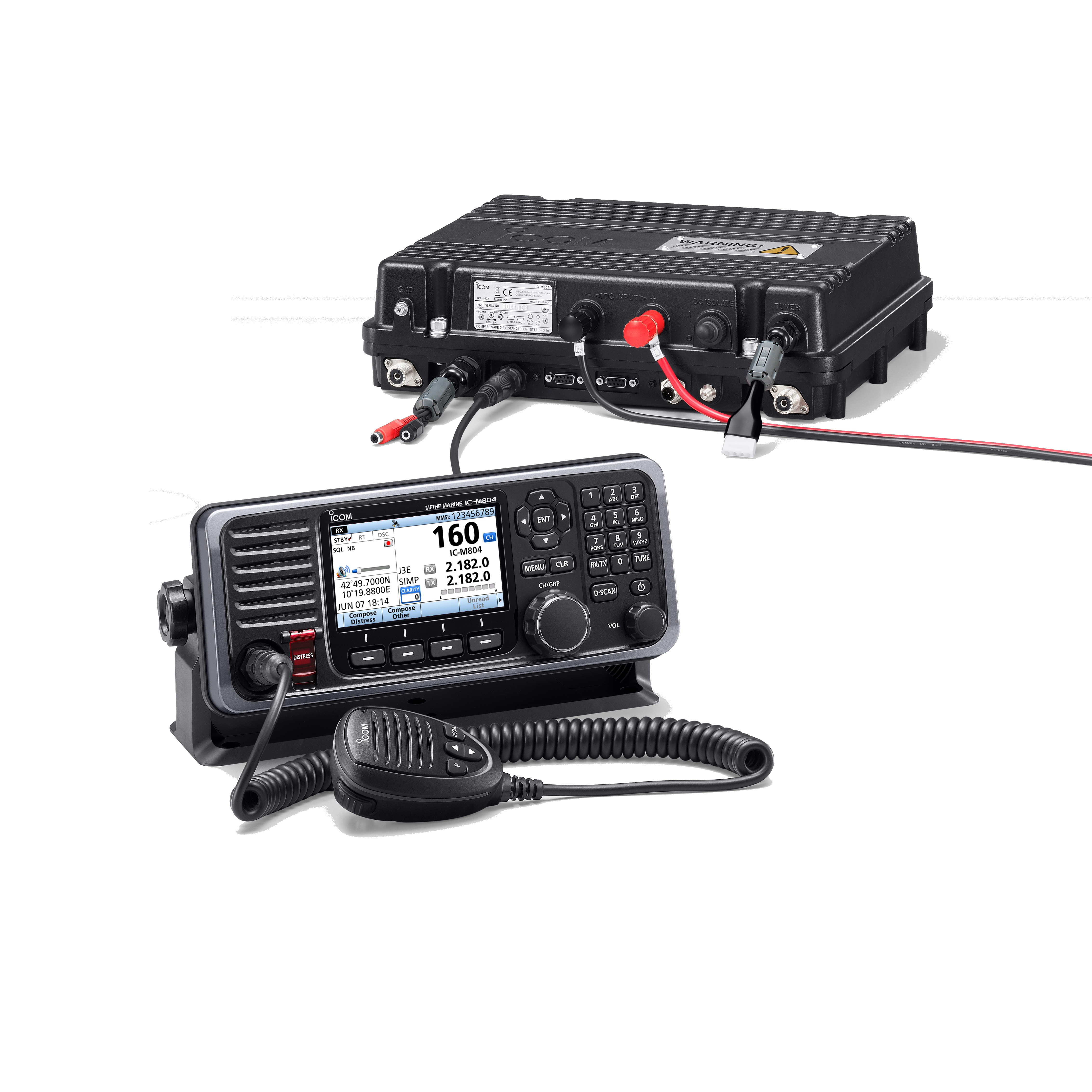 Icom IC-M804 MF/HF Marine SSB Transceiver 24V