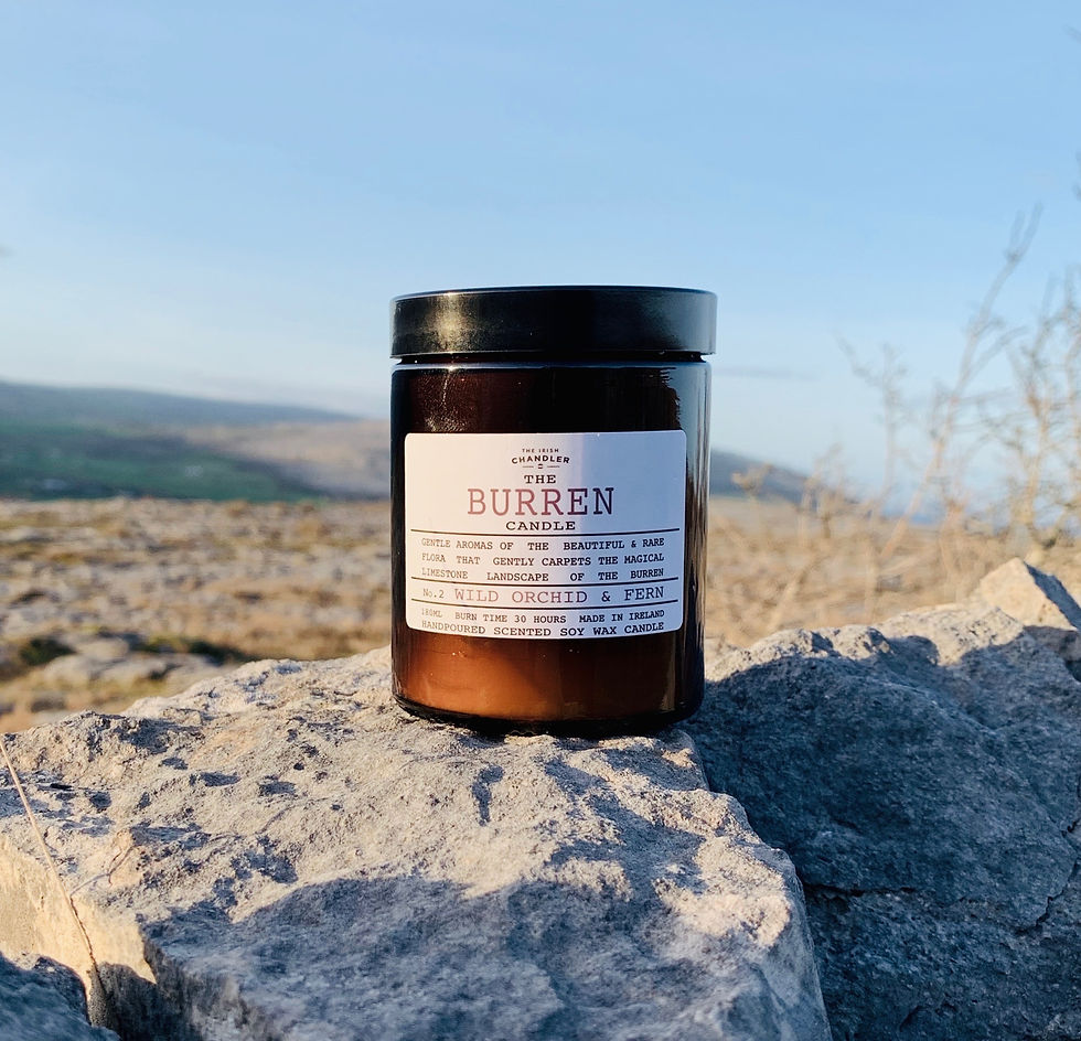 Thumbnail: Burren Natural Wax Candle