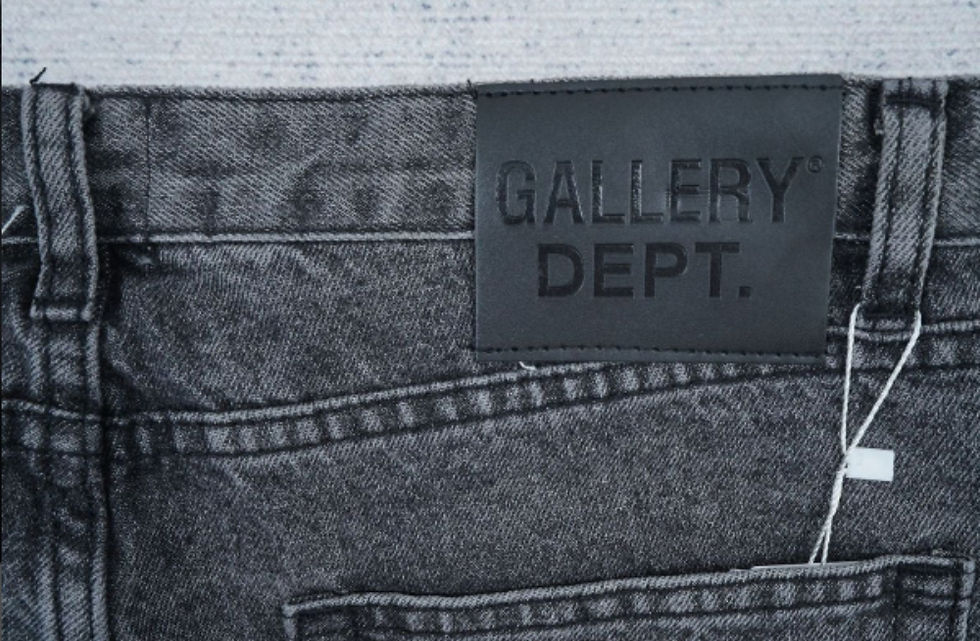 Miniatura: CHROME HEARTS x GALLERY DEPT Black Jeans