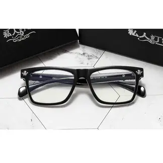 Miniatura: CHROME HEARTS Skull Glasses Black/Silver