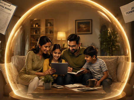 Emergency fund concept showing financial security during life's unexpected expenses.