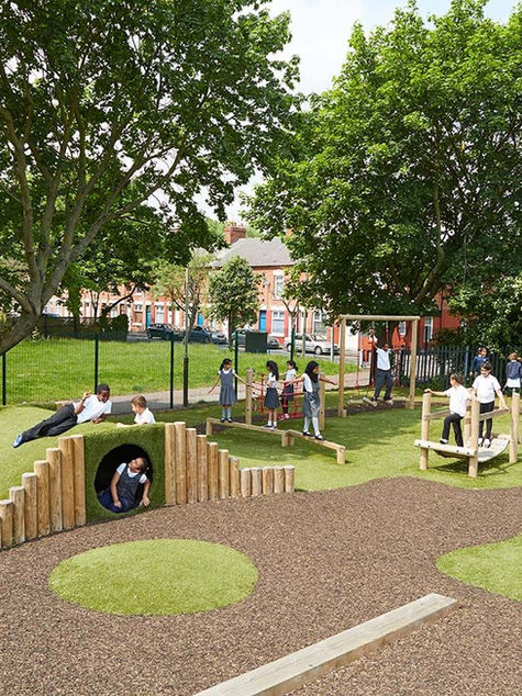 Safe and Innovative Playground Design for Schools